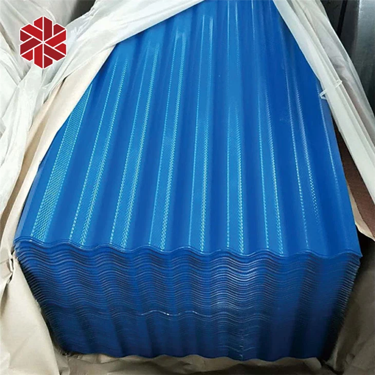 Blue Corrugated Steel Roofing Sheets high quality