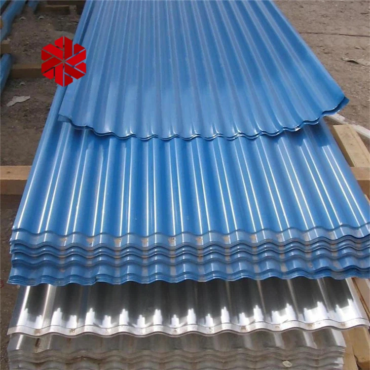 Blue Corrugated Steel Roofing Sheets factory
